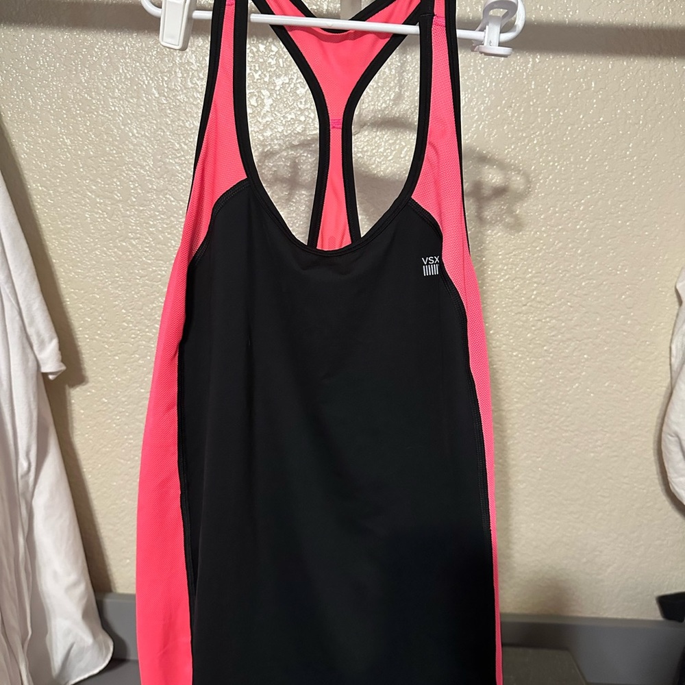 VSX VICTORIAS SECRET Tank top yoga top pink black large